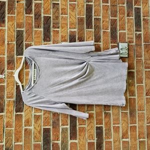 Distressed Gray Top